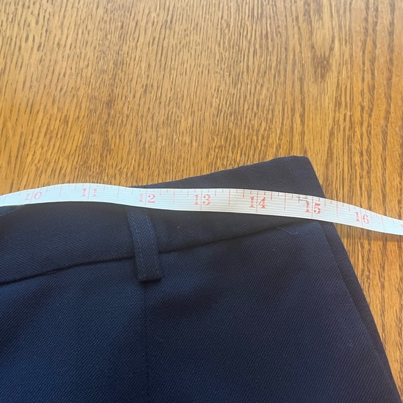 Pendleton Vintage Navy Wool Pants High Waisted Ankle Crop 10P - Picture 9 of 9